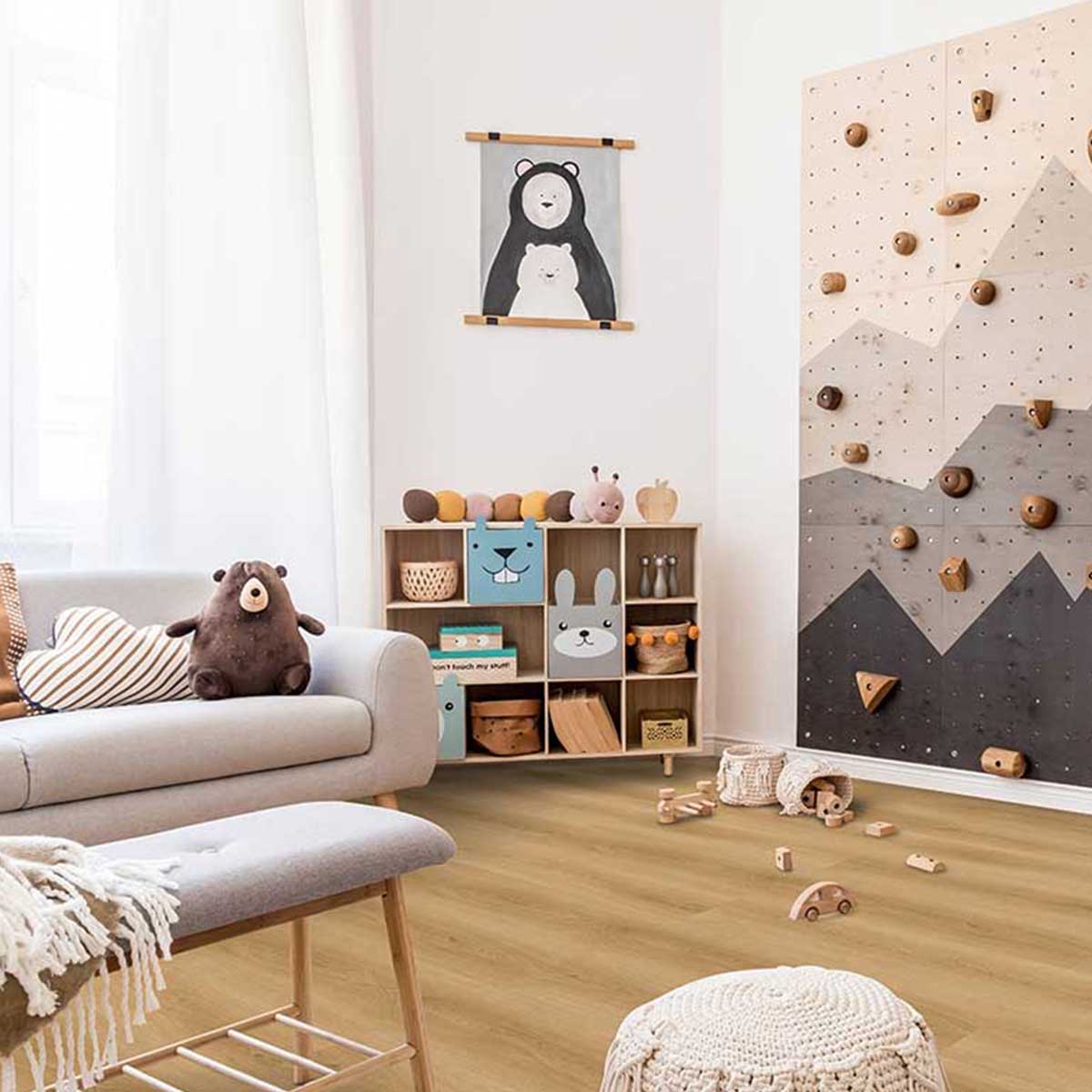 Click-Vinyl CHECK comfort 2509 Tordera Eiche Lang- und Breitdiele inkl. Trittschall (Kork)