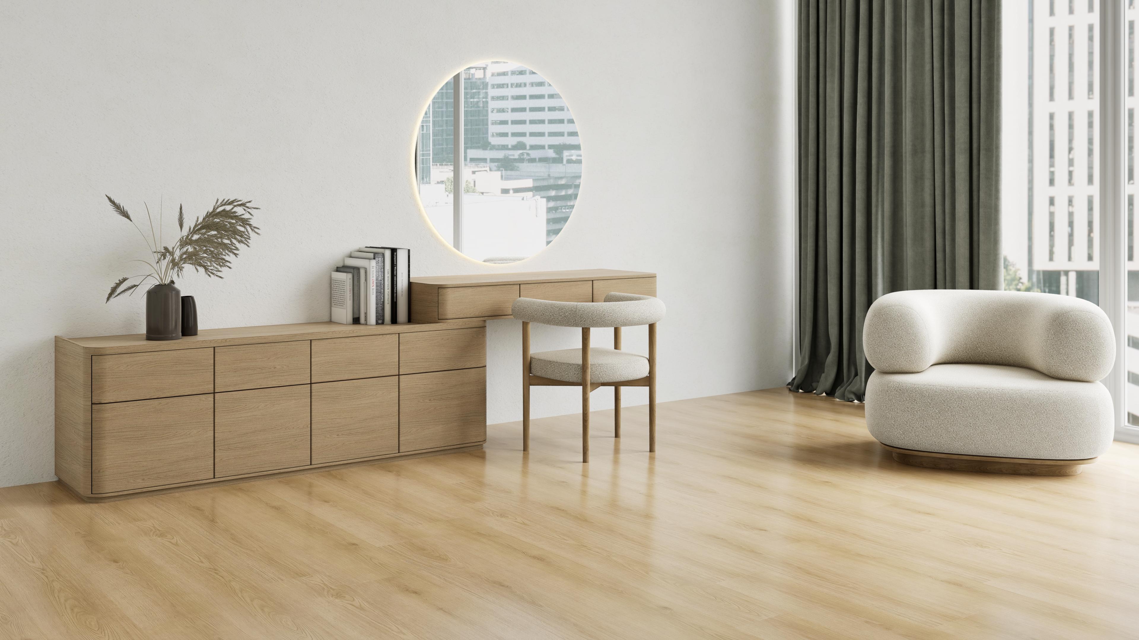 Click-Vinyl CHECK One 2482 Wees Eiche inkl. Trittschall Standard Breit + Langdiele