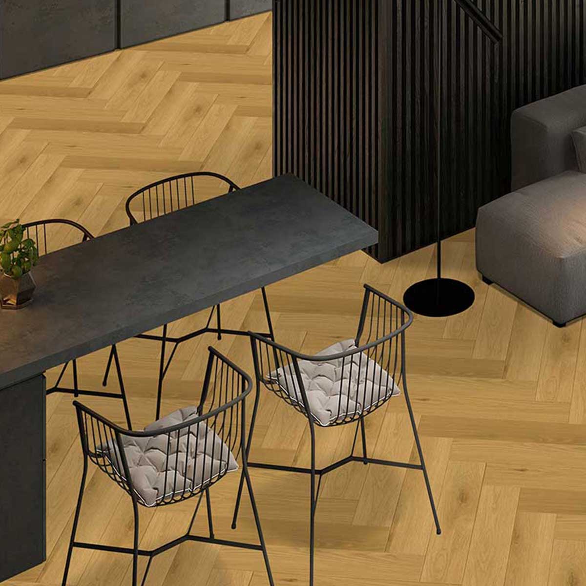 Klebe-Vinyl 2478HE Buchäcker Eiche Herringbone