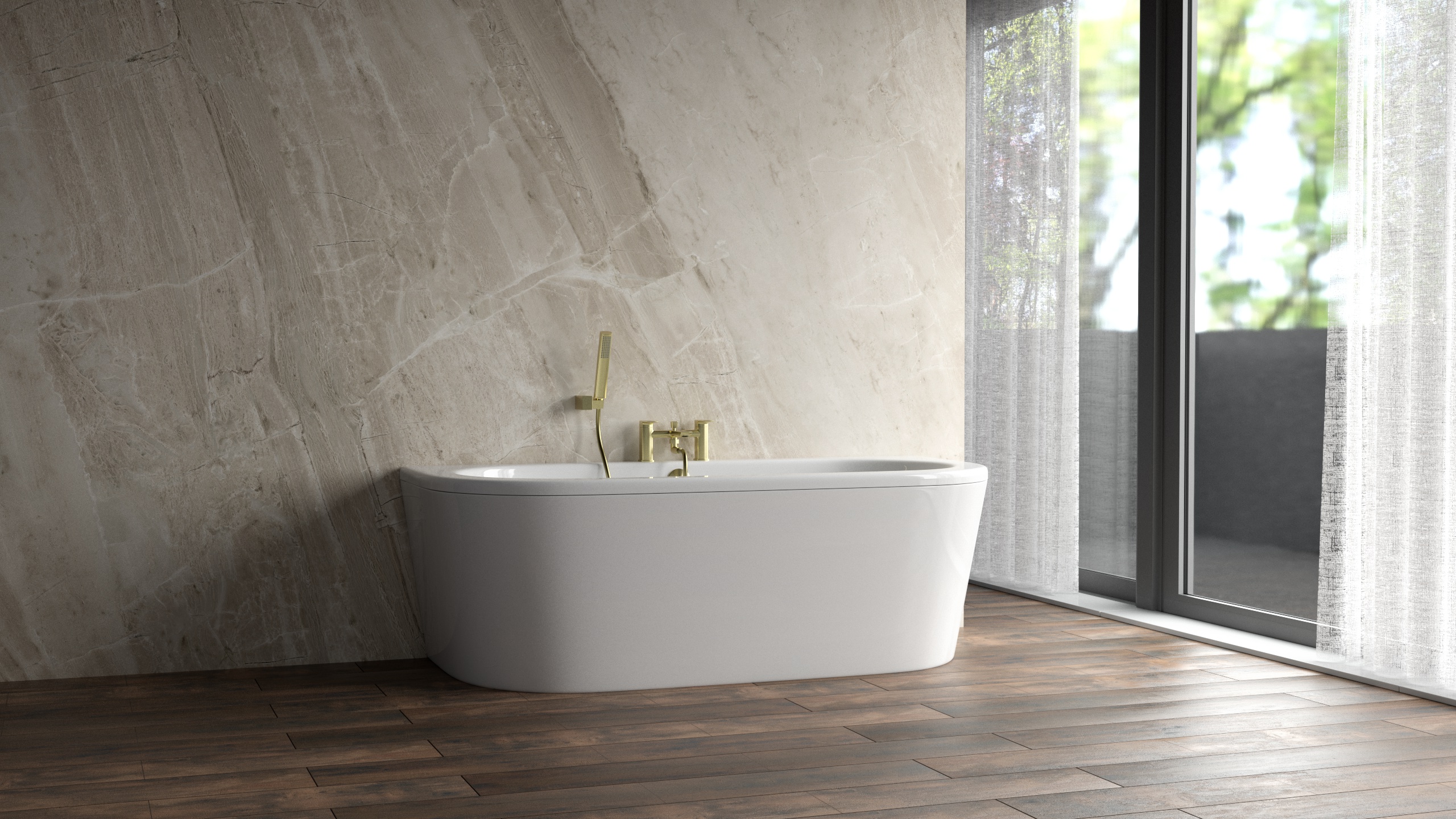 CHECK Smart Wall Tile 30006M Sandstein Terra-Beige SM (3050x1120x8mm)