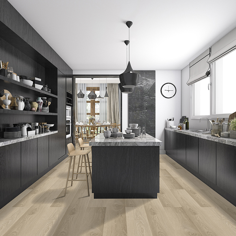 Click-Vinyl CHECK PET 6001 Luma Eiche Breitdiele inkl. Trittschall