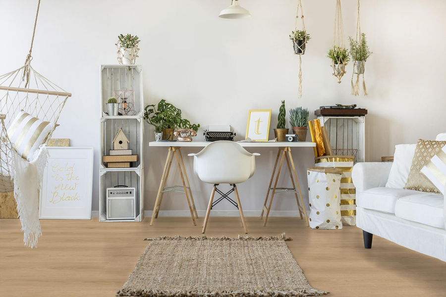 Click-Vinyl CHECK One 2482 Wees Eiche inkl. Trittschall Standard Breit + Langdiele