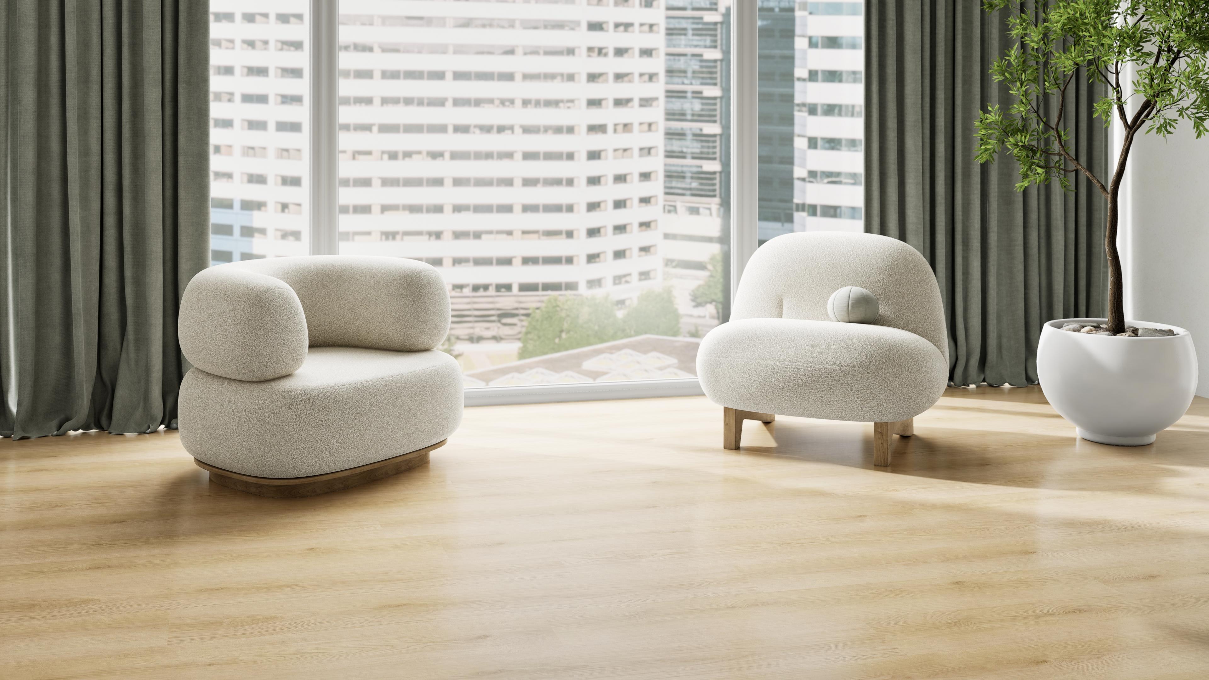 Click-Vinyl CHECK One 2482 Wees Eiche inkl. Trittschall Standard Breit + Langdiele