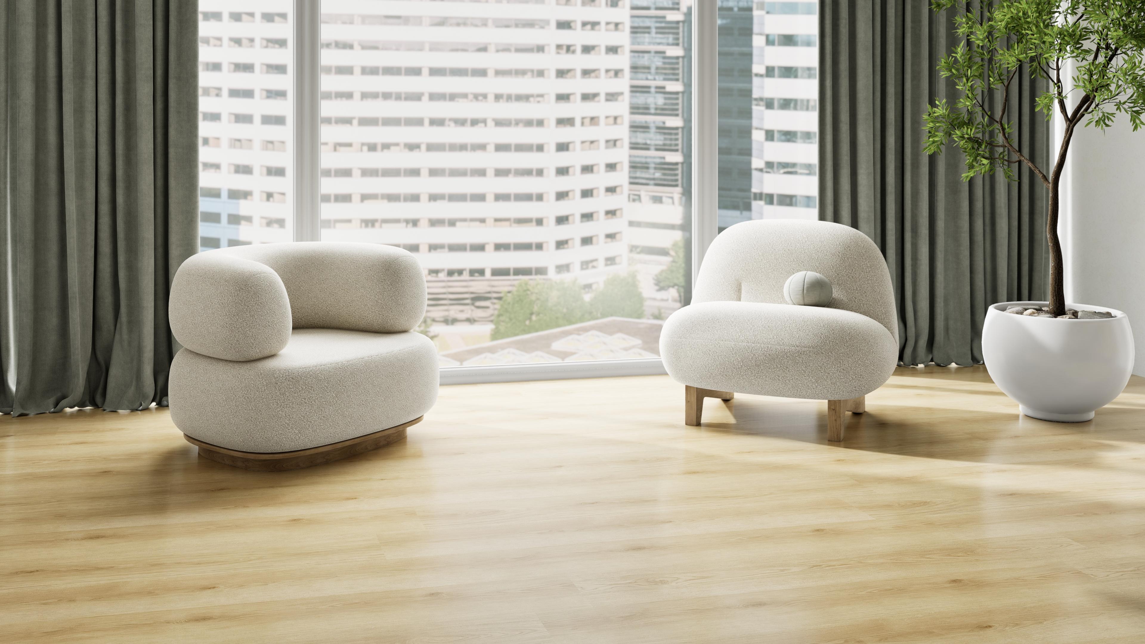 Click-Vinyl CHECK One 2483 Krokamp Eiche inkl. Trittschall Standard Breit + Langdiele