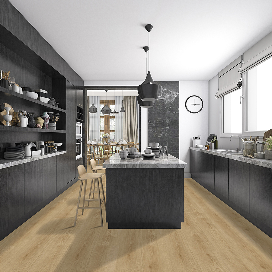 Click-Vinyl CHECK One 2483 Krokamp Eiche inkl. Trittschall Standard Breit + Langdiele