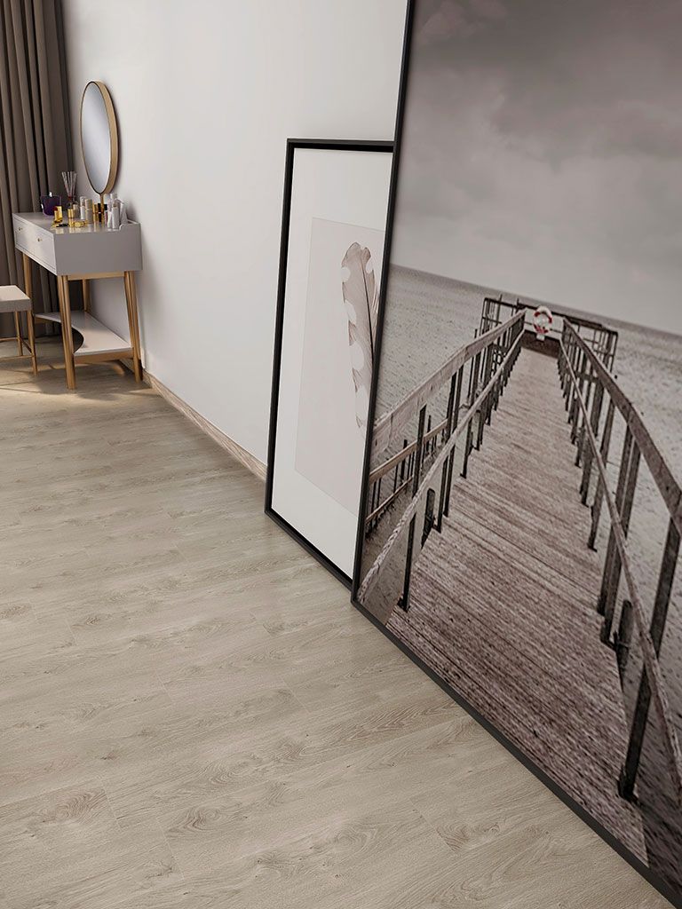 Click vinyl CHECK One 2433 Steindam oak plank incl. footfall sound Basic